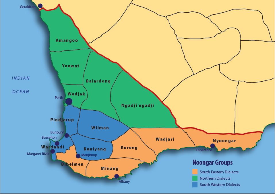 Noongar Dialects Noongar Boodjar Language Cultural Aborigonal 