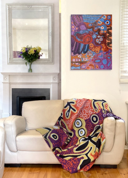 Cotton Throw - by Paddy Stewart