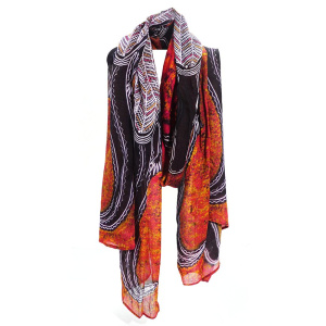 Organic Cotton Scarf - Edward Malati Yunupingu