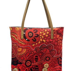 Shoulder Tote Bag - Damien and Yilpi Marks