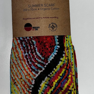 Organic Cotton Scarf - Liddy Napanangka Walker